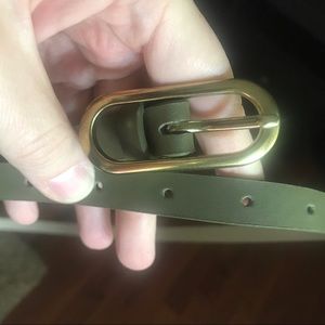 PLUS SIZE Olive Green 1/2” Belt